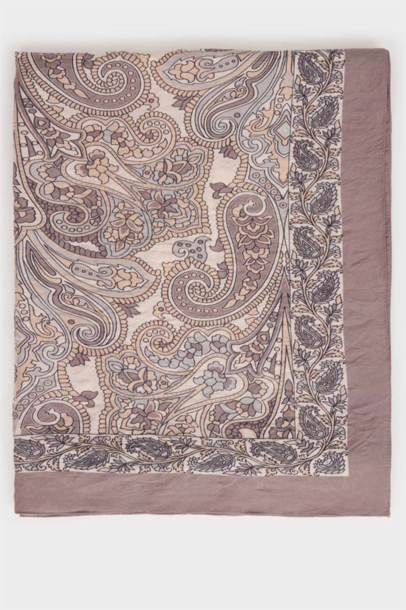 Kadın Bordo Kadın Tesettür Şal