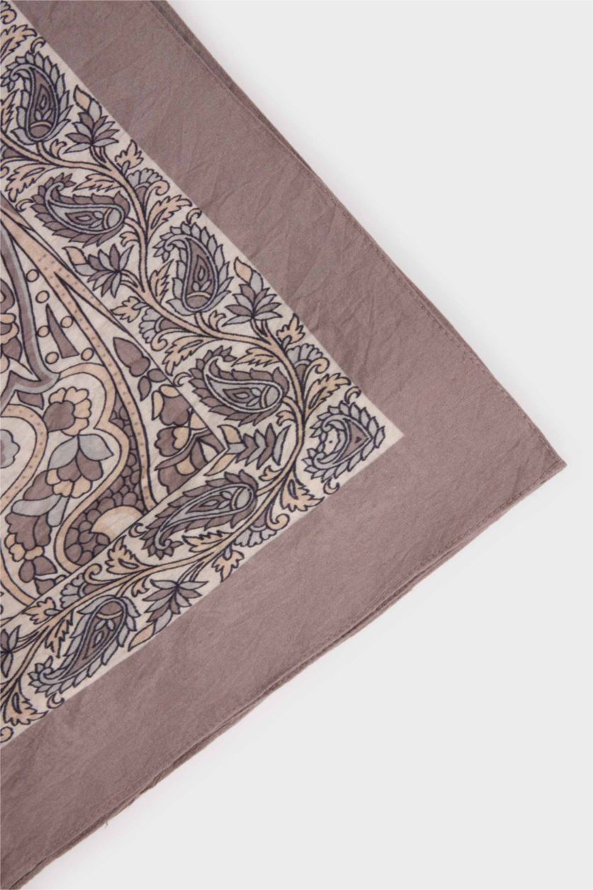 Kadın Bordo Kadın Tesettür Şal