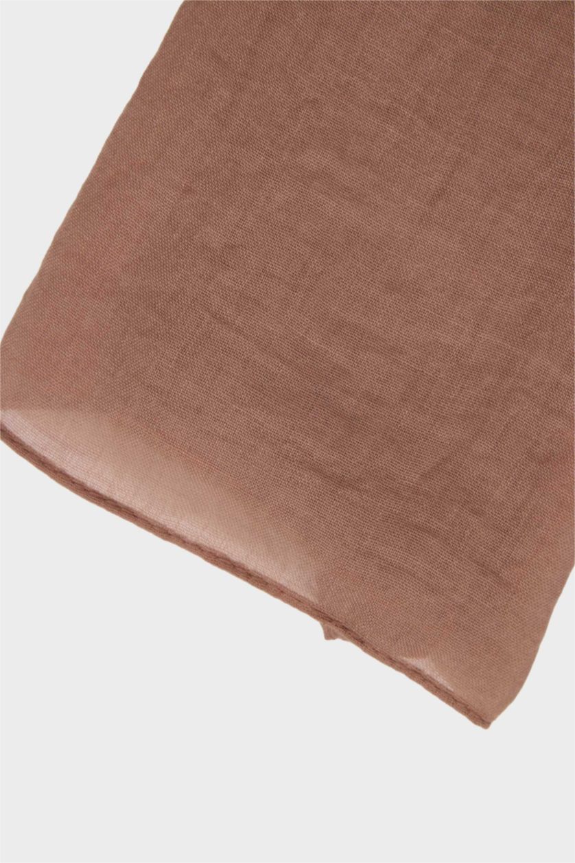 Kadın Bej Kadın Jakarlı Tesettür Şal