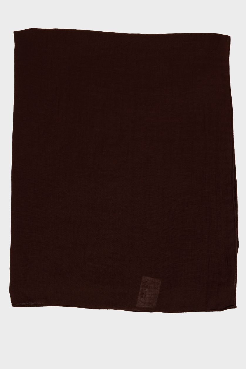 Kadın Kahve Kadın Jakarlı Tesettür Şal