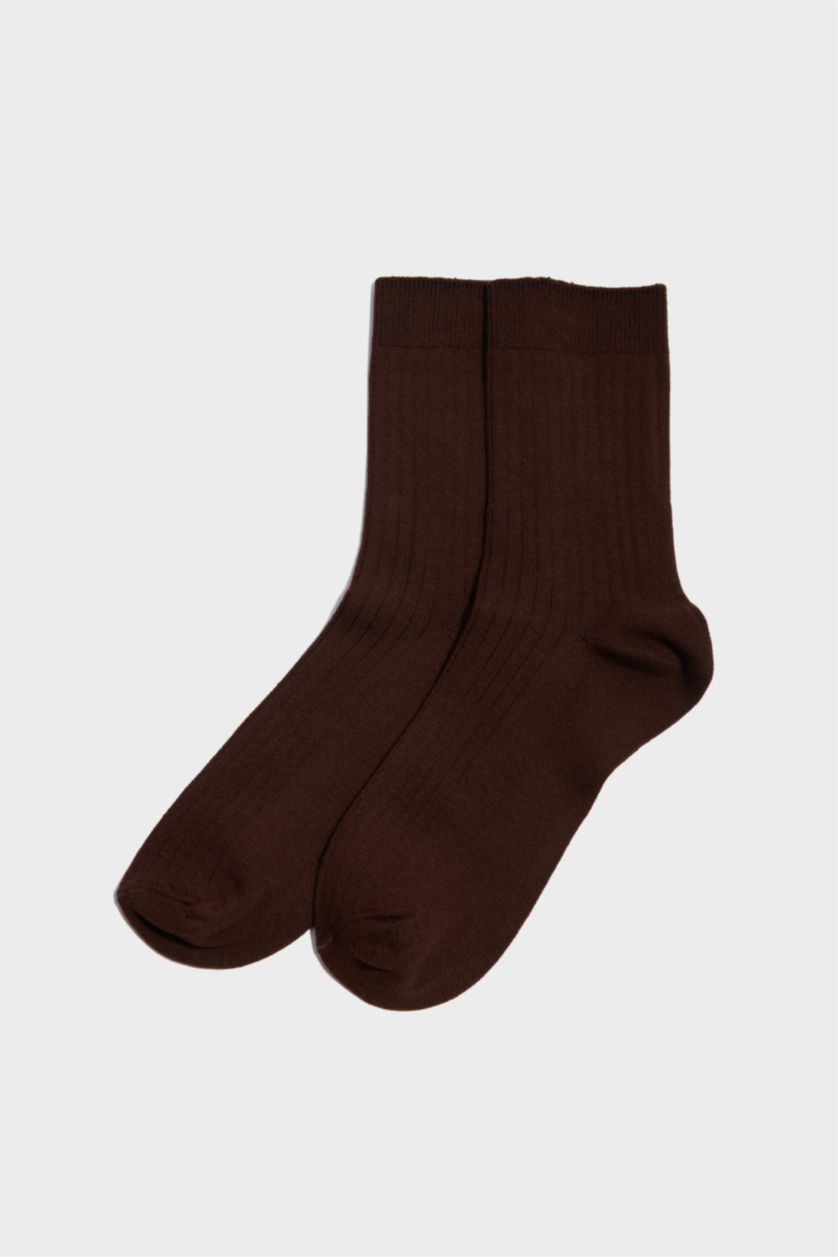 حريمي بني شرابات طويلة حريمي - 3 قطع