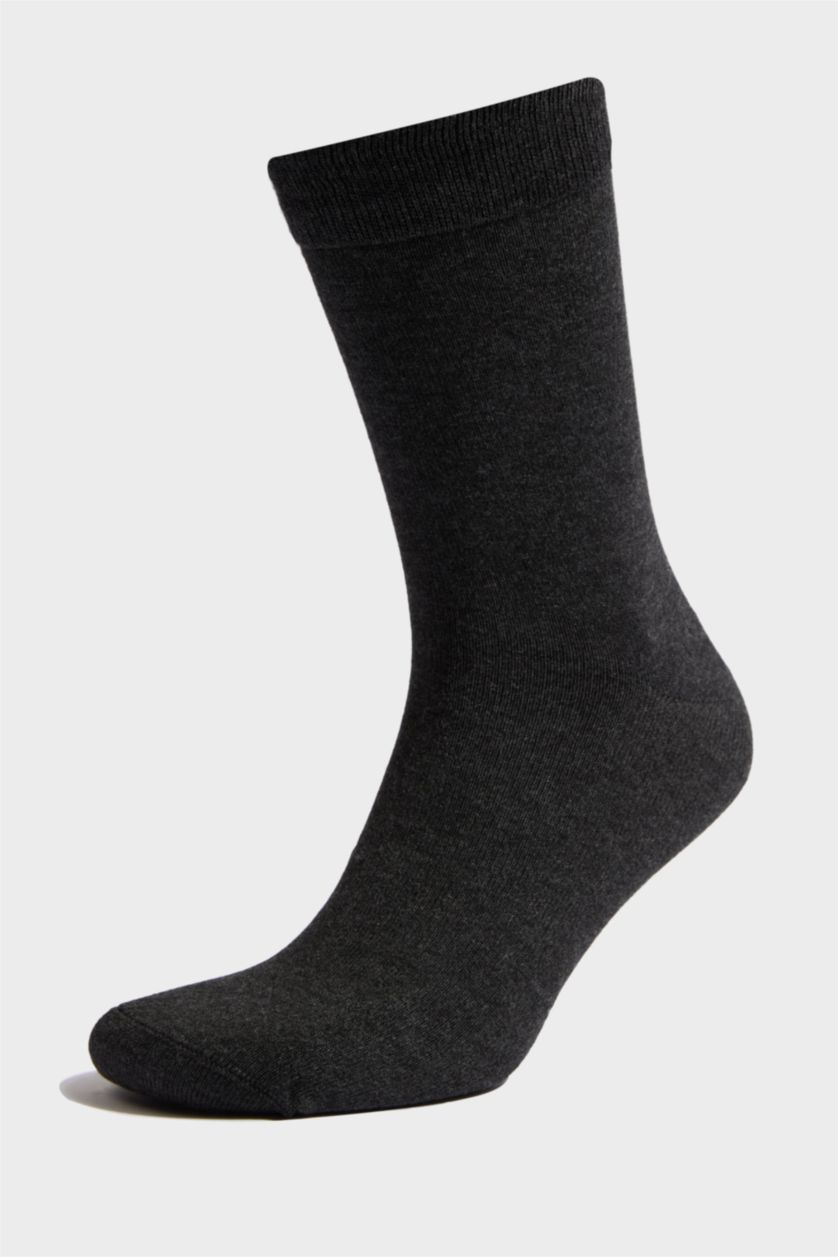 رجالي رمادي شرابات طويلة رجالي بامبو - 3 قطع