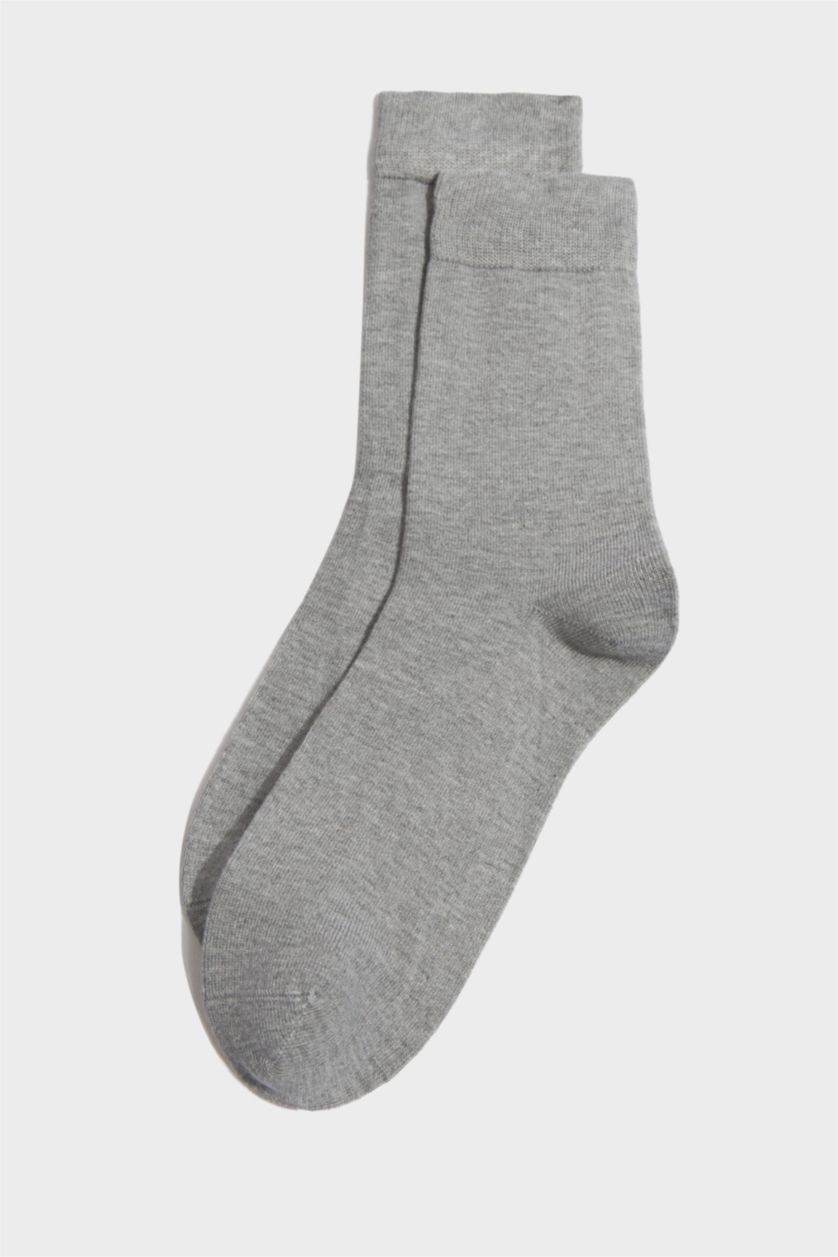 رجالي رمادي شرابات طويلة رجالي بامبو - 3 قطع