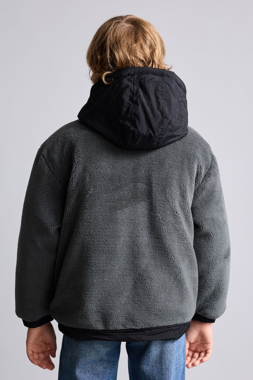 Young Boys - Teen Boys Green Boy Hooded Puffer Jacket