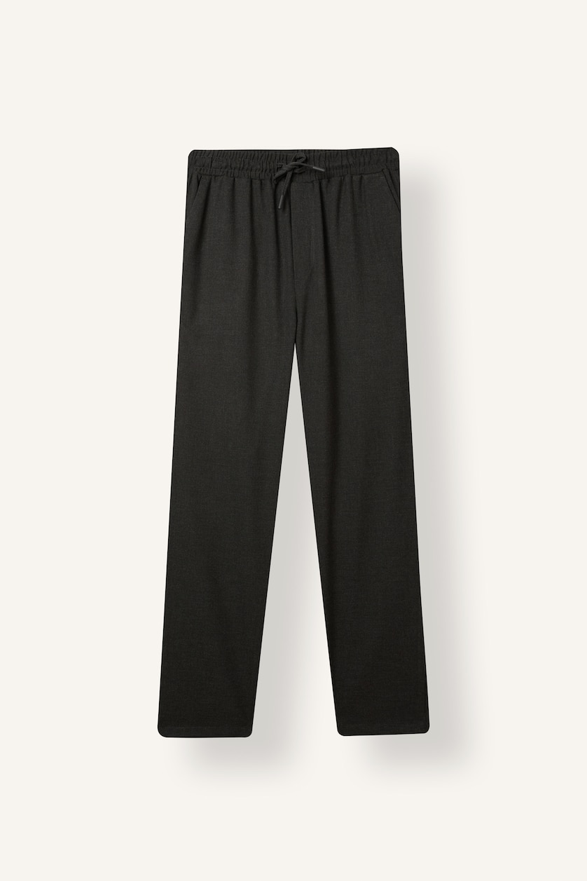 Erkek Antrasit Melanj Relaxed Fit Pantolon