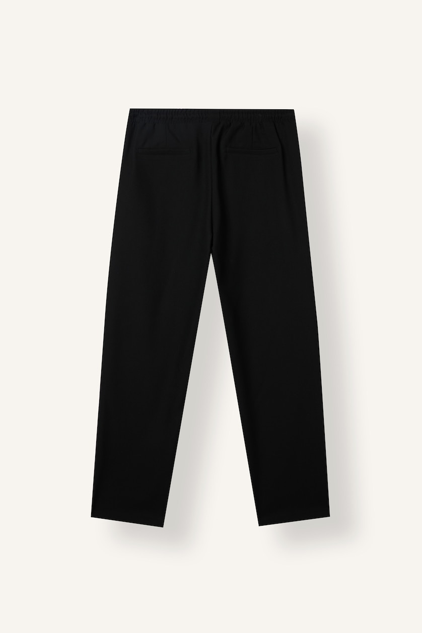 Erkek Siyah Relaxed Fit Pantolon