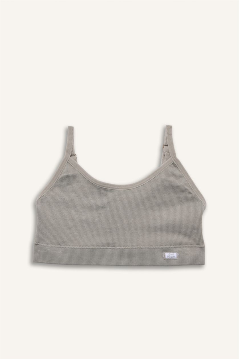 Kız Çocuk - Genç Kız Açık Mavi Dikişsiz Seamless 2'li Bra