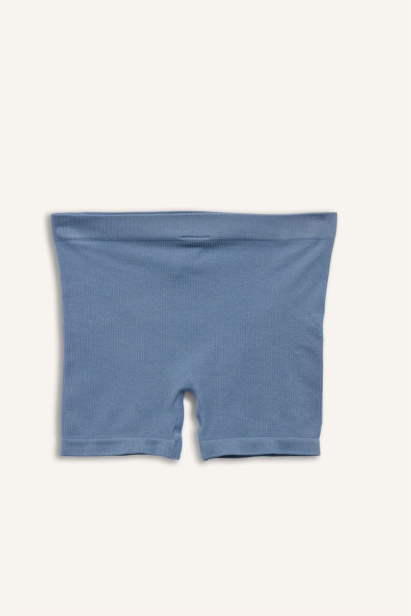 Kız Çocuk - Genç Kız Açık Mavi Dikişsiz Seamless 2'li Boxer Kız Çocuk