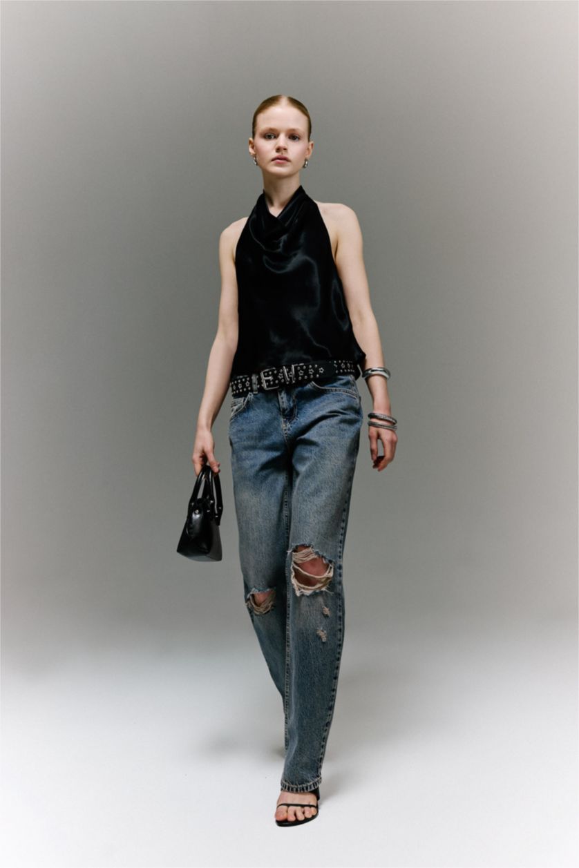 WOMAN Blue Slim Fit Jeans