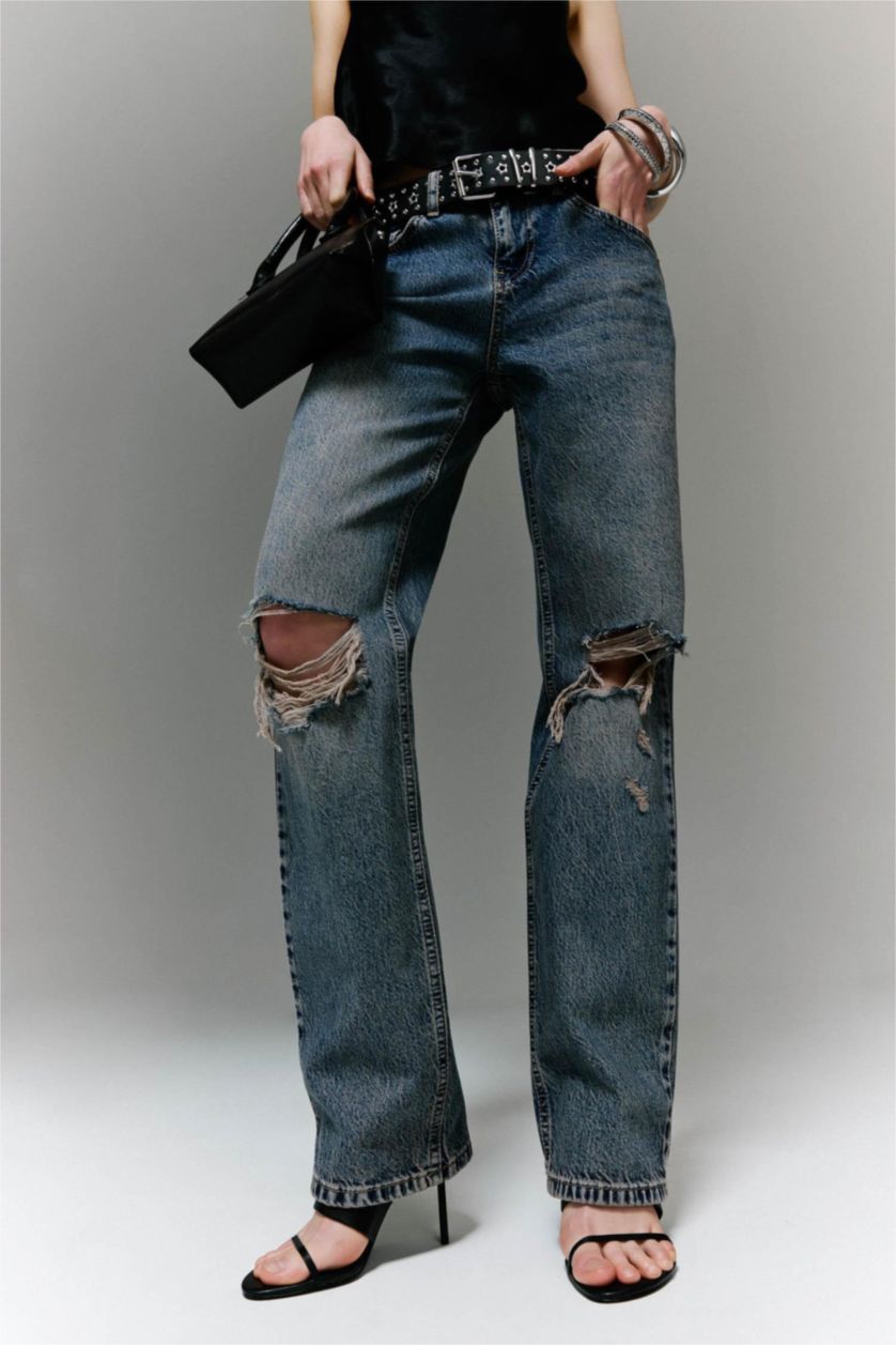WOMAN Blue Slim Fit Jeans