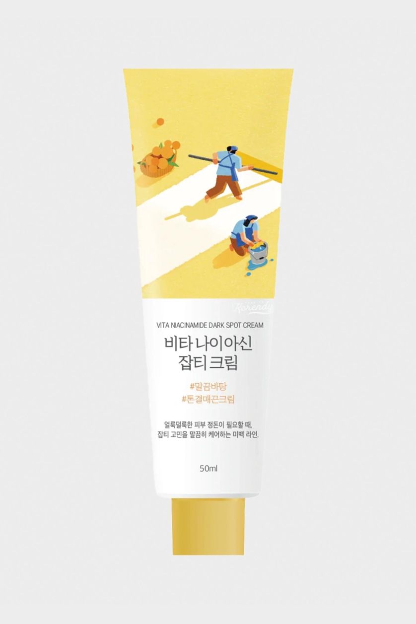 Kadın Açık Sarı Round Lab - Vita Niacinamide Dark Spot Cream (Koyu Leke ve Geniş Gözenek Karşıtı Parlatıcı Krem) 50ml