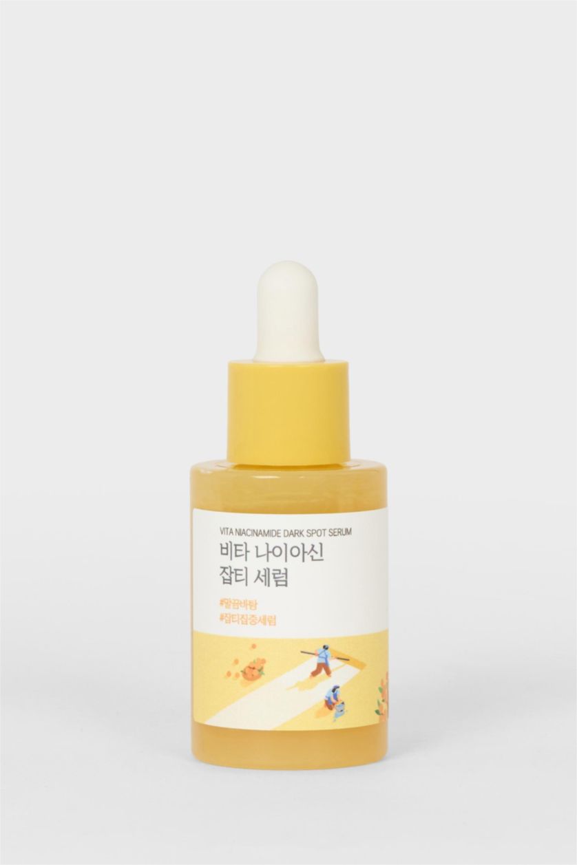 Kadın Açık Sarı Round Lab - Vita Niacinamide Dark Spot SERUM (Koyu Leke Karşıtı Parlatıcı Vitamin Serumu) 30ml