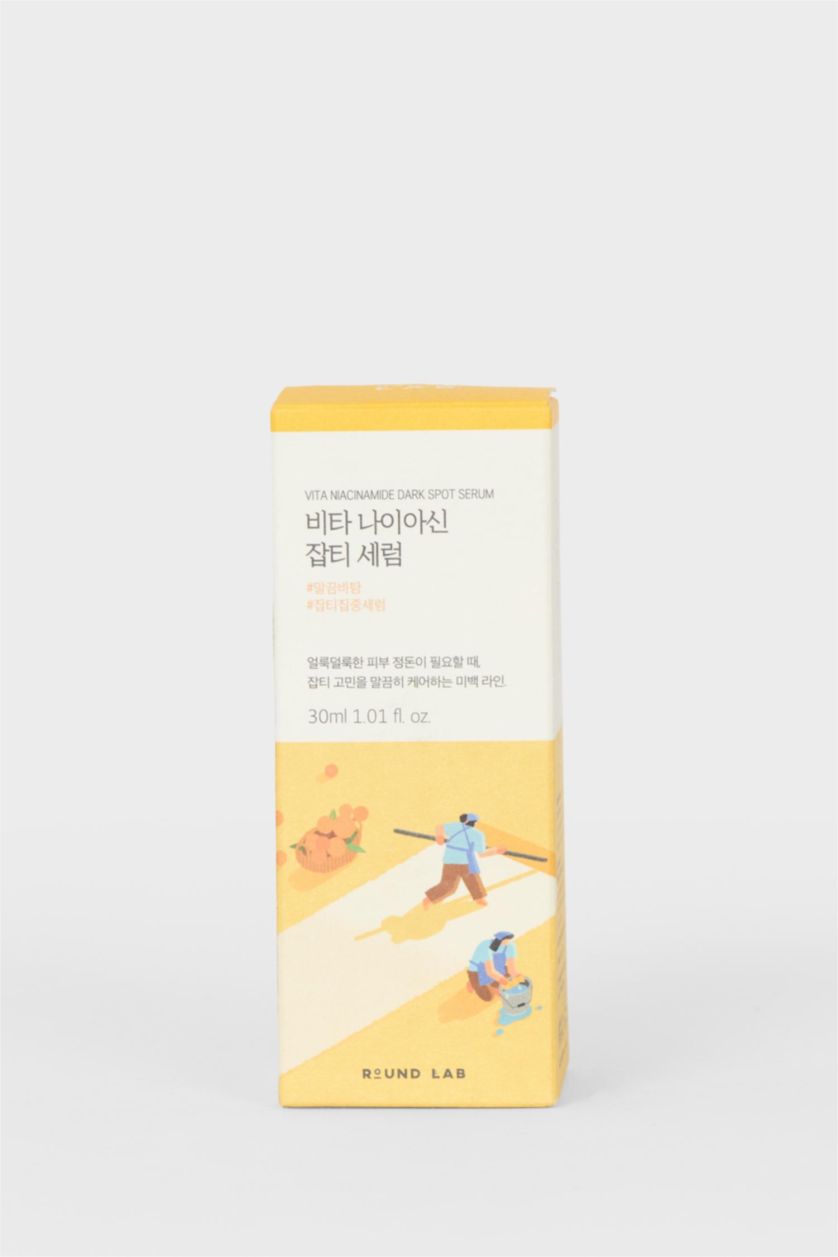 Kadın Açık Sarı Round Lab - Vita Niacinamide Dark Spot SERUM (Koyu Leke Karşıtı Parlatıcı Vitamin Serumu) 30ml