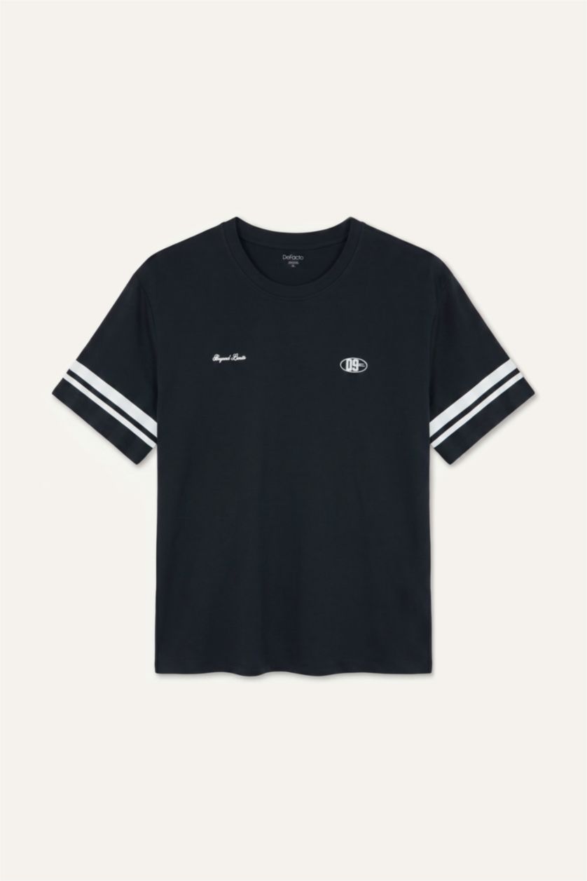 Men NAVY Regular Fit Short Sleeve T-Shirt