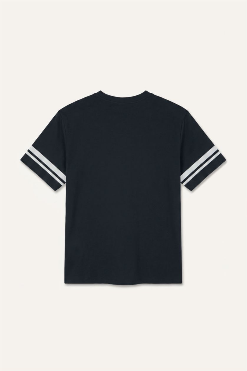 Men NAVY Regular Fit Short Sleeve T-Shirt