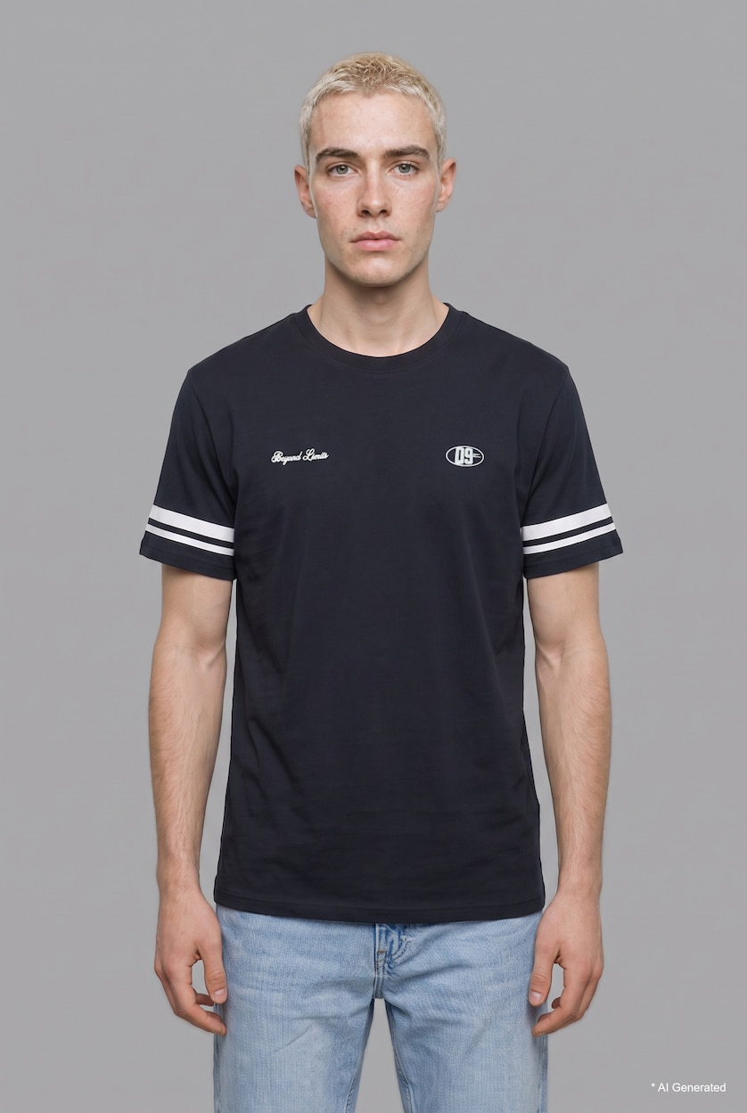 رجال كحلي Regular Fit Short Sleeve T-Shirt