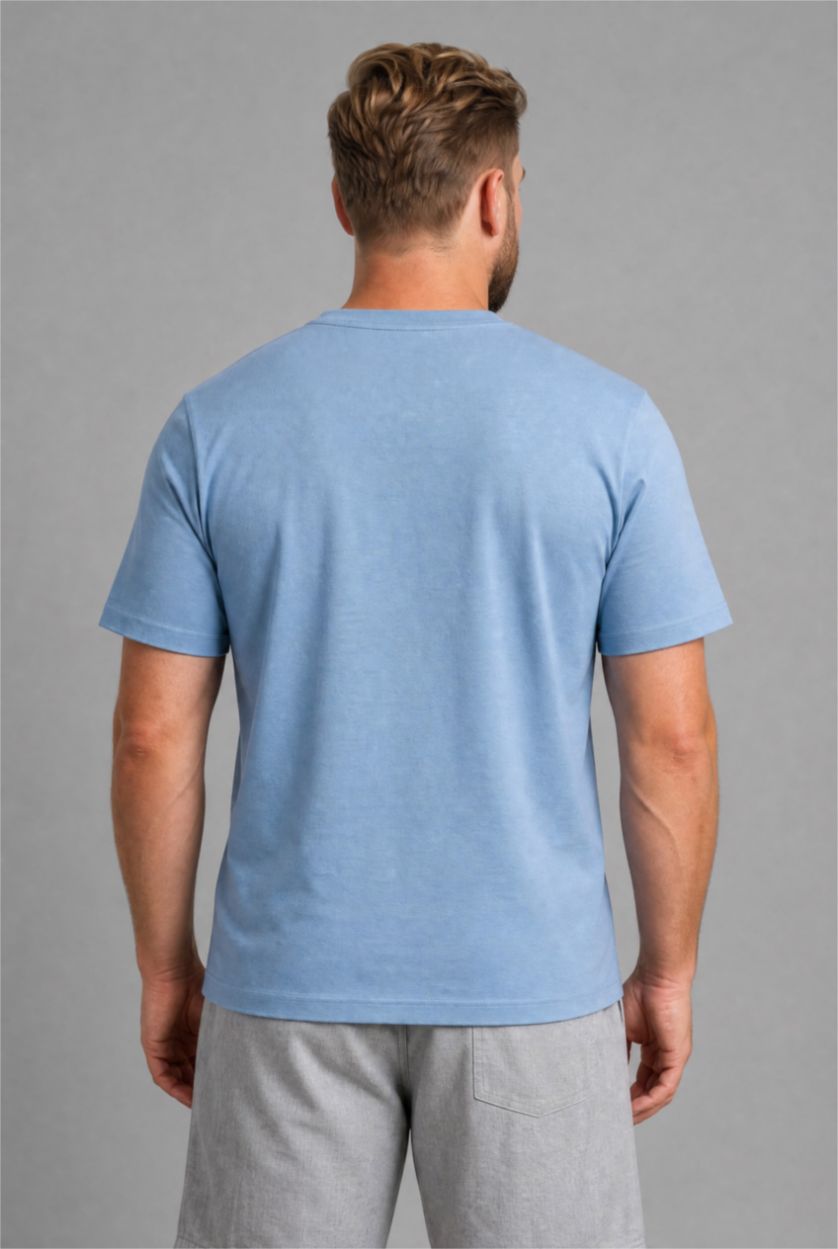 MAN Blue Regular Fit Short Sleeve T-Shirt