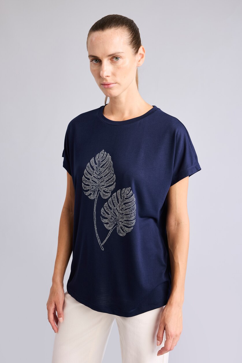 Woman NAVY Short Sleeve T-Shirt