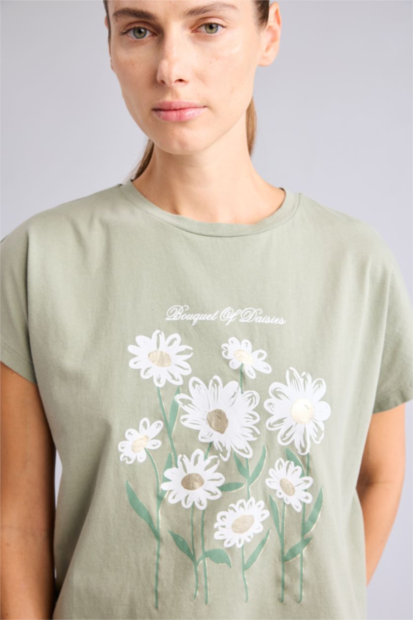 Women Mint Short Sleeve T-Shirt