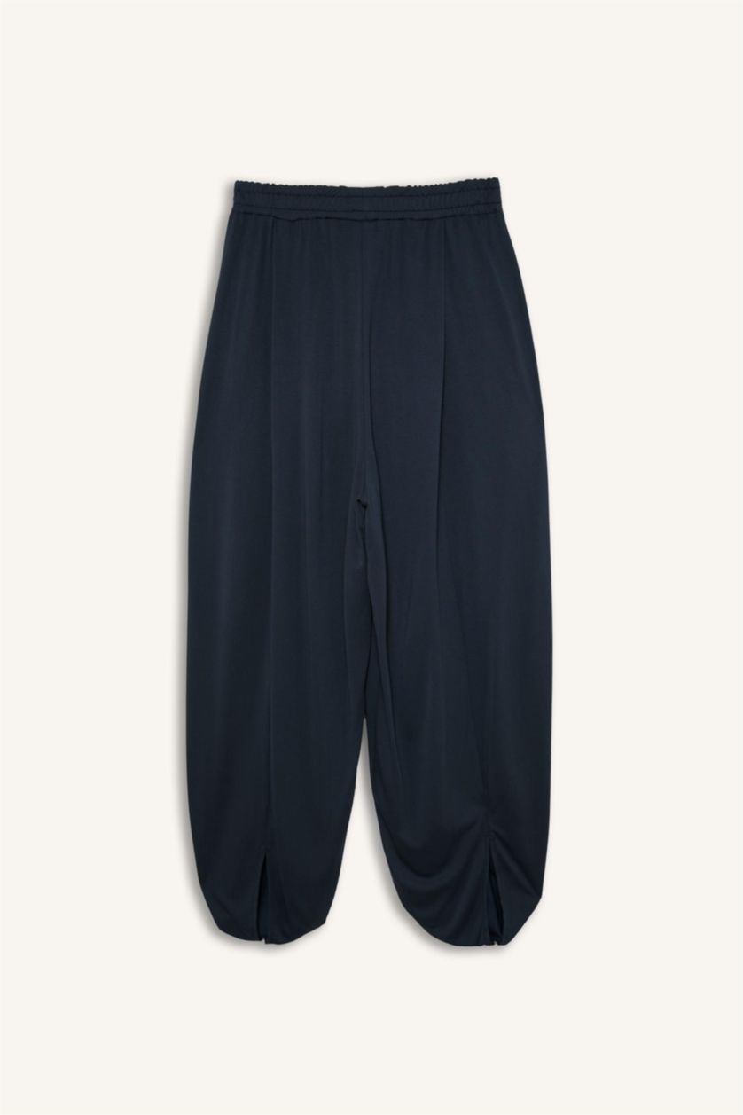 Kadın Antrasit Wide Leg Modal Pantolon