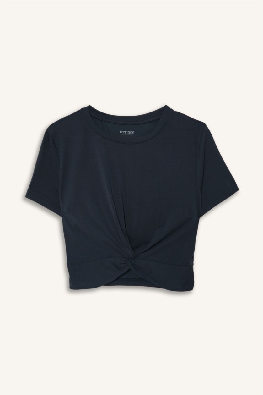 حريمي أنثرا Crop modal Short Sleeve T-Shirt