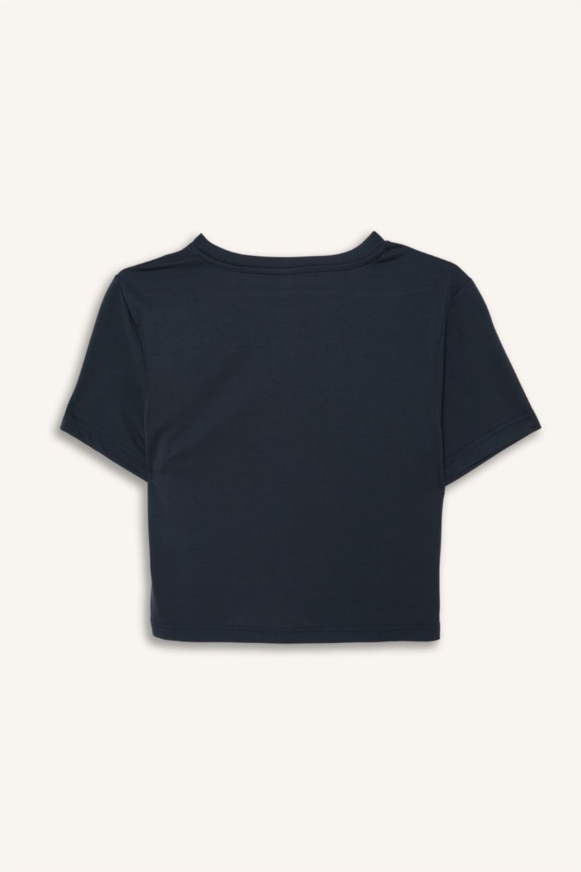 حريمي أنثرا Crop modal Short Sleeve T-Shirt