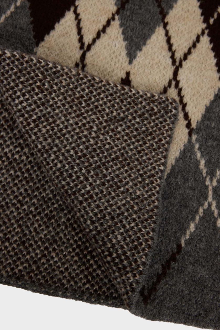 Man Anthracite Man Scarf