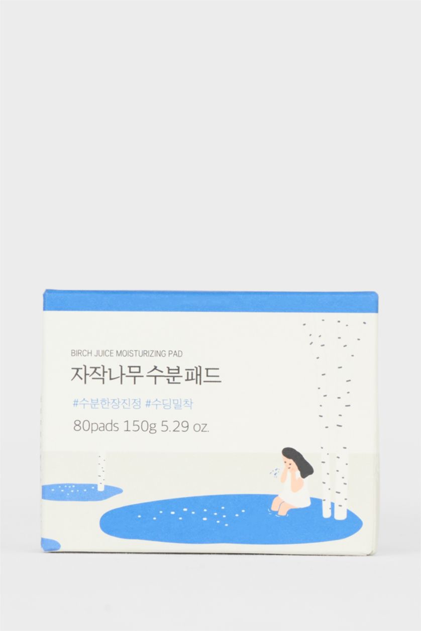 Kadın Beyaz Round Lab - Birch Juice Moisturizing Pad (Yoğun Nemlendirici ve Pürüz & Siyah Nokta Karşıtı Huş Özlü Bakım Pedleri) 150gr (80'li)