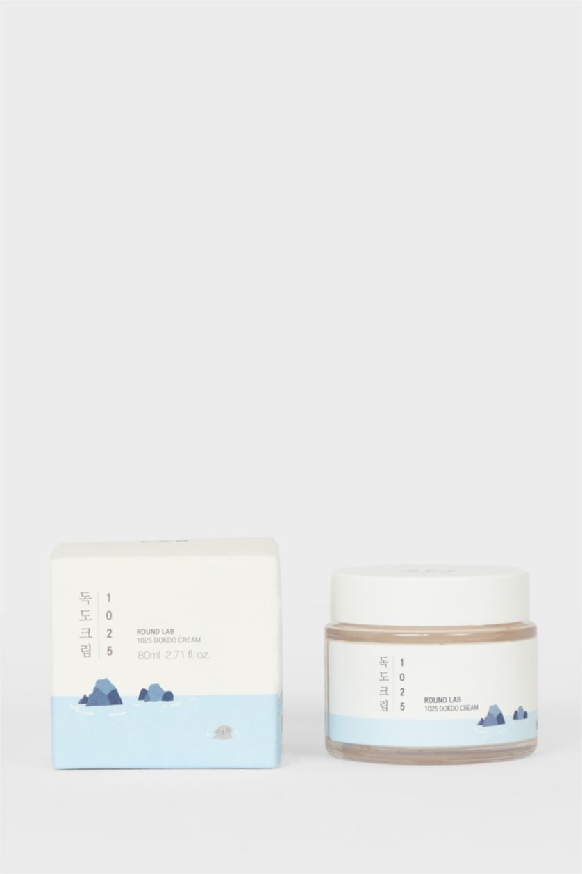 Kadın Beyaz Round Lab - 1025 Dokdo 24 Boyunca Nem ve Hidrasyon Sağlayan Hyaluronik Asitli ve Seramidli Krem 80ml