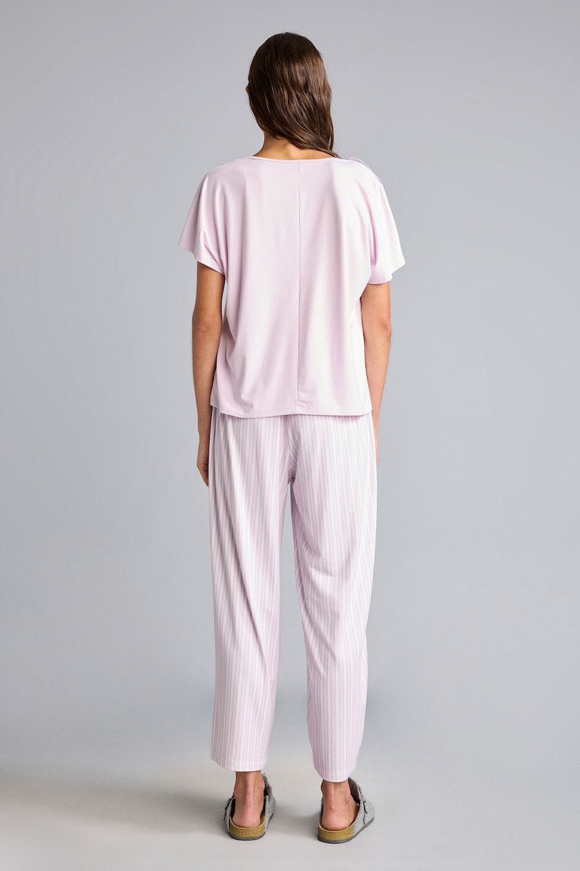 Woman Light Lilac Regular Fit 2 Piece Set