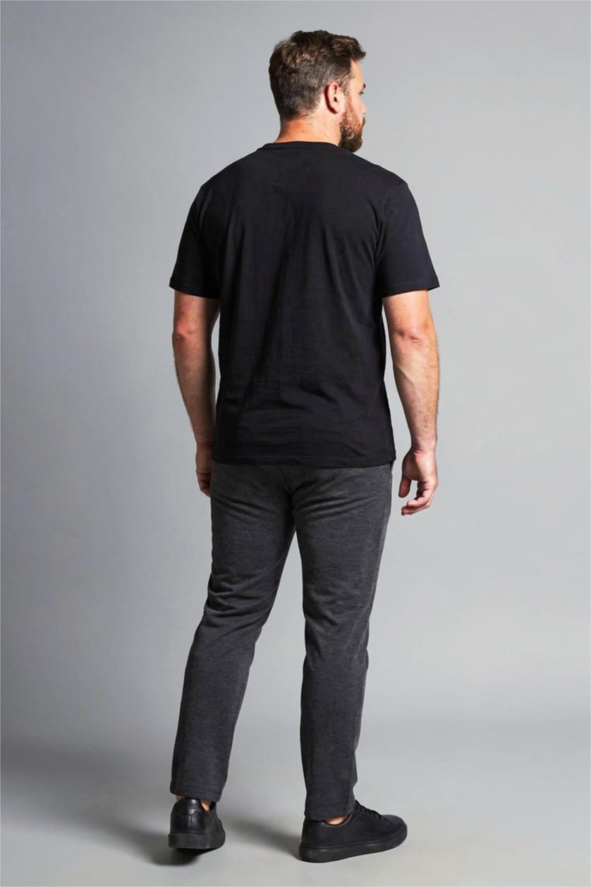 رجالي ميلانج أنثرا بنطلون مقاس كبير