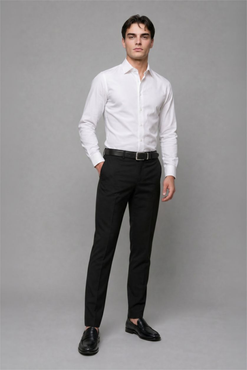 MAN Black Plus Size Trousers