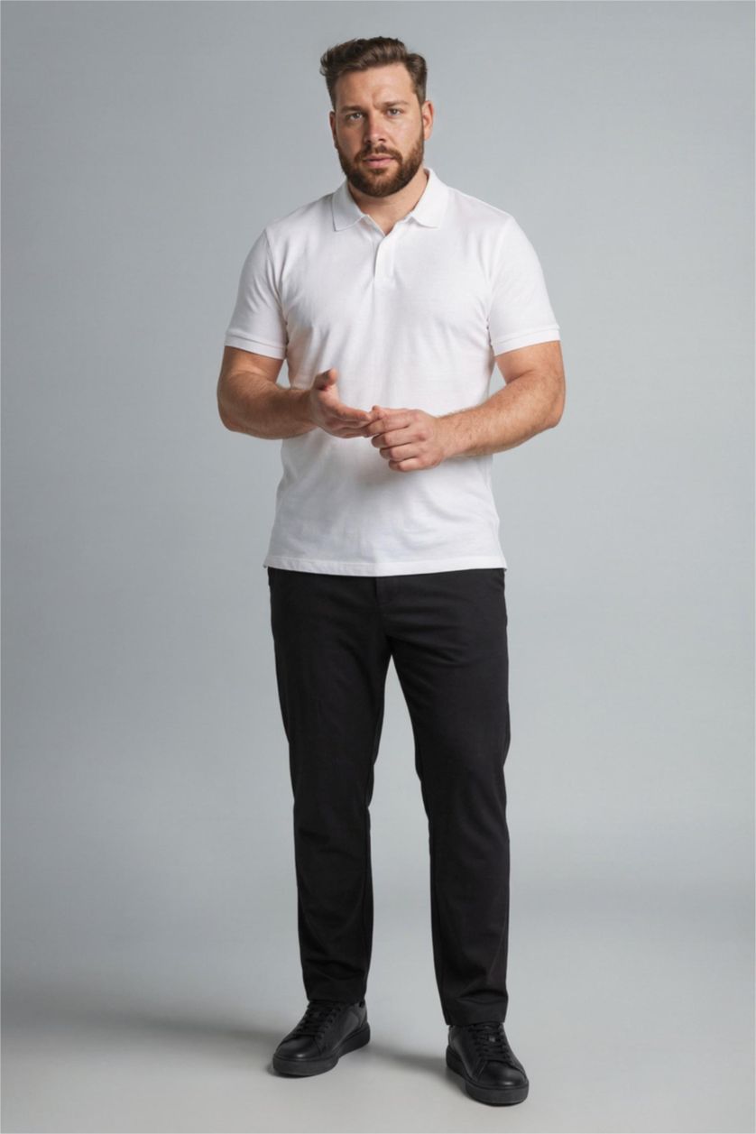 Erkek Siyah Büyük Beden Pantolon