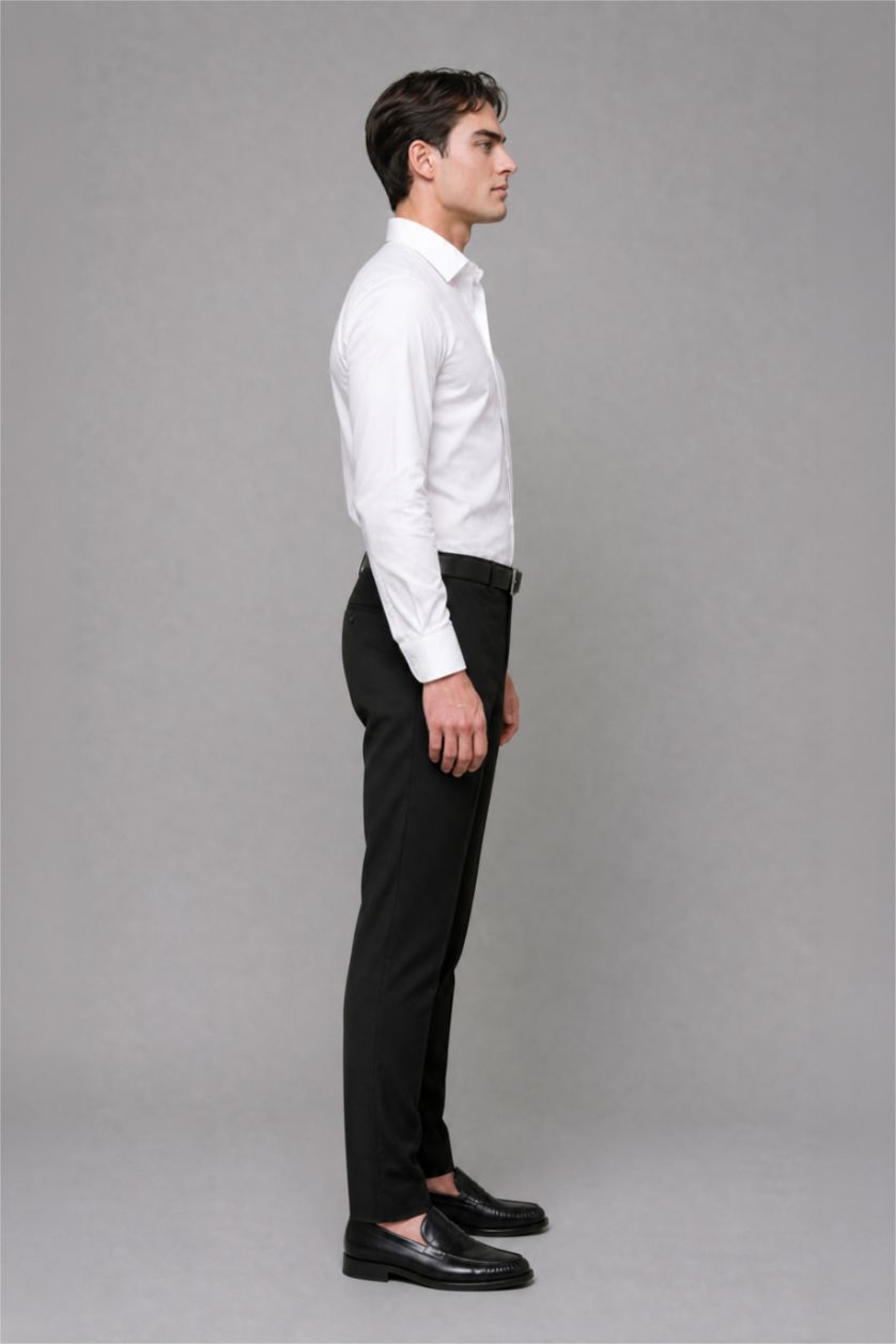 MAN Black Plus Size Trousers