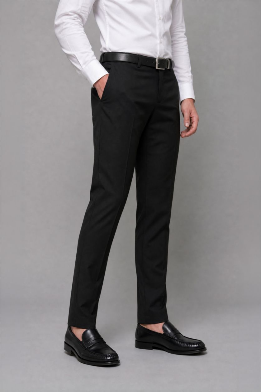MAN Black Plus Size Trousers