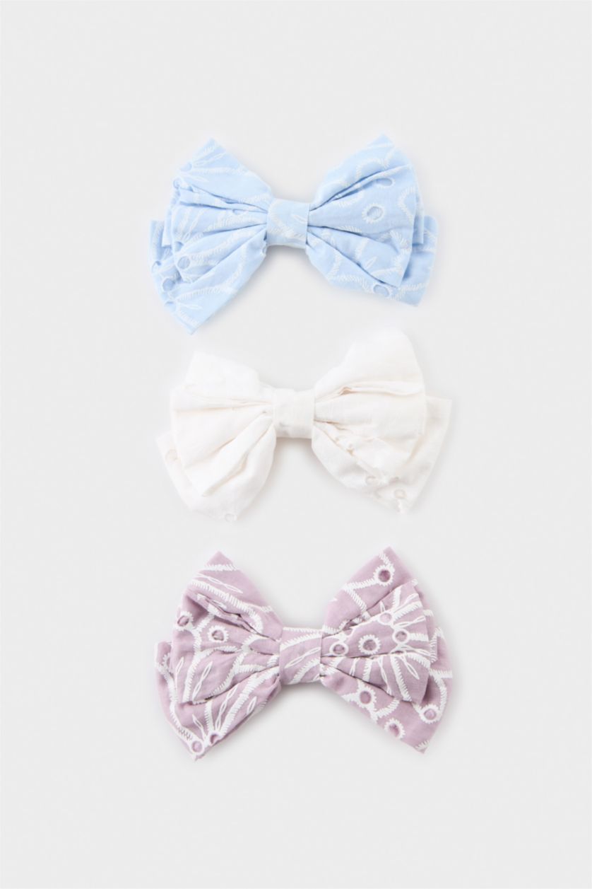 Kız Çocuk - Genç Kız Karma 3'lü Kurdele Toka Kız Çocuk