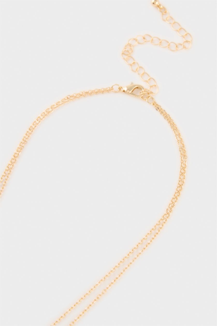 Kadın Altın Kadın 2'li Kolye