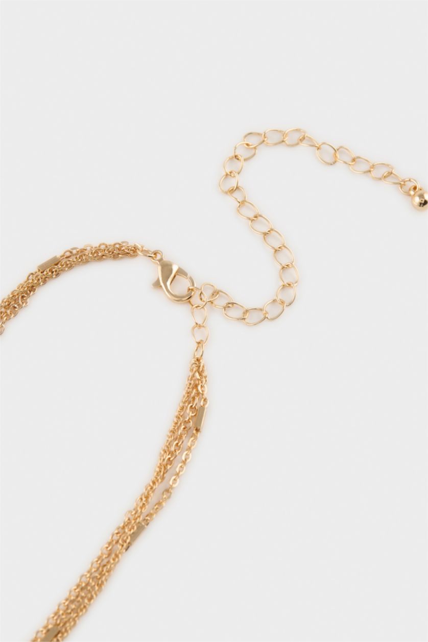 Kadın Altın Kadın 3'lü Kolye