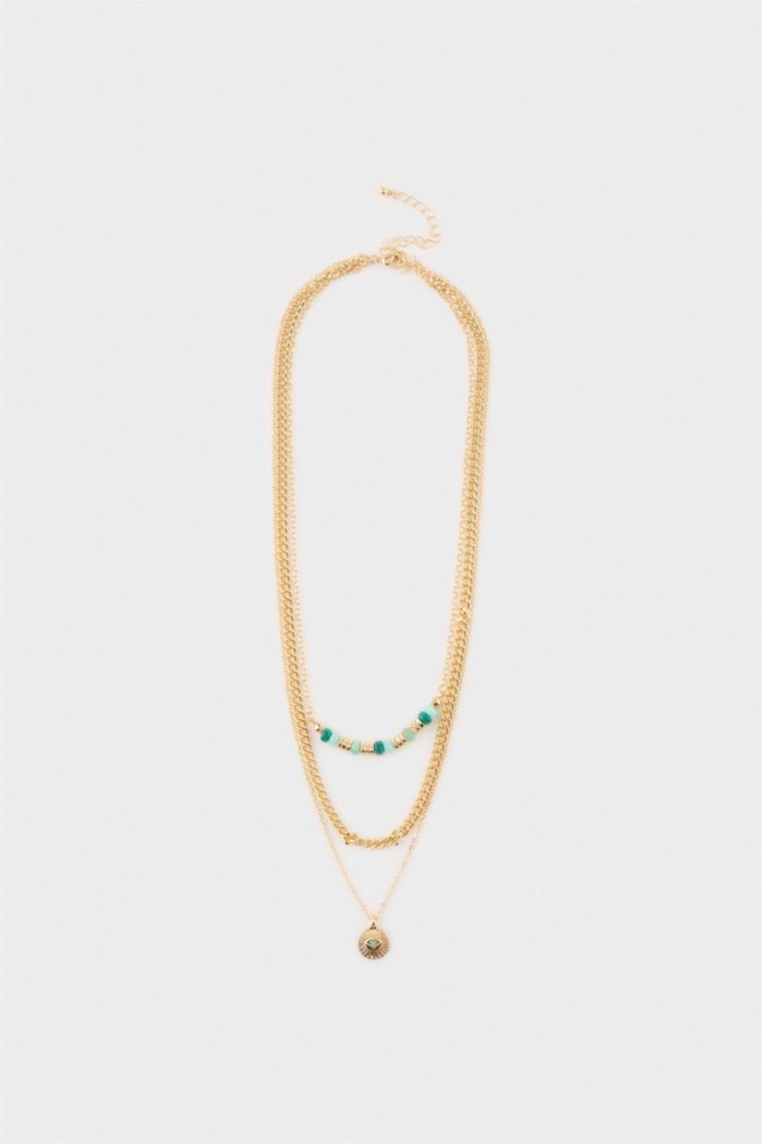 WOMAN GOLD سلسله حريمي - 3 قطع