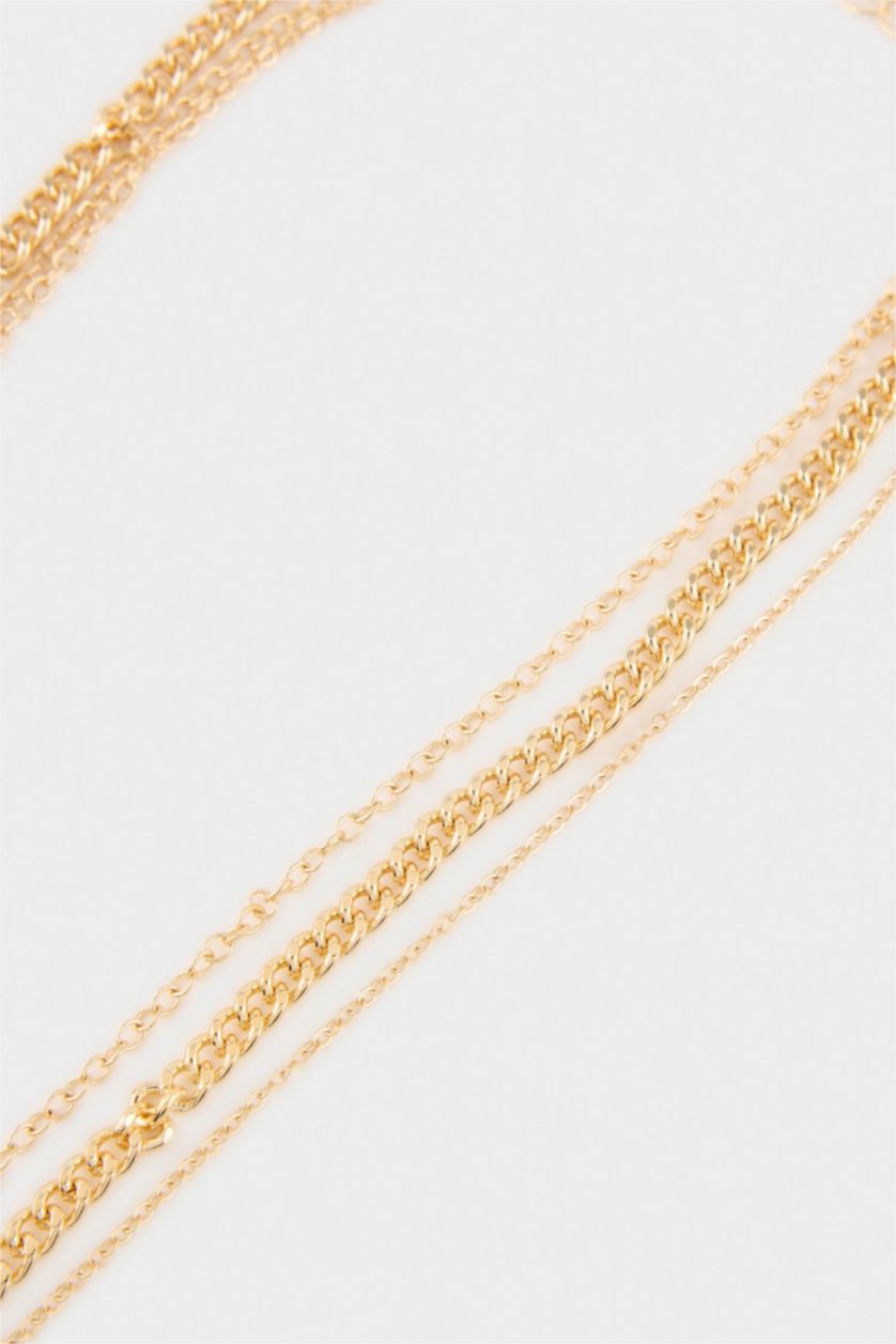 WOMAN GOLD سلسله حريمي - 3 قطع