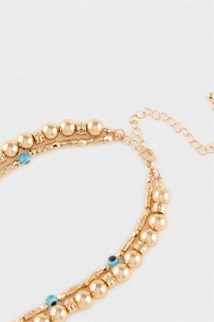 Kadın Altın Kadın 2'li Kolye