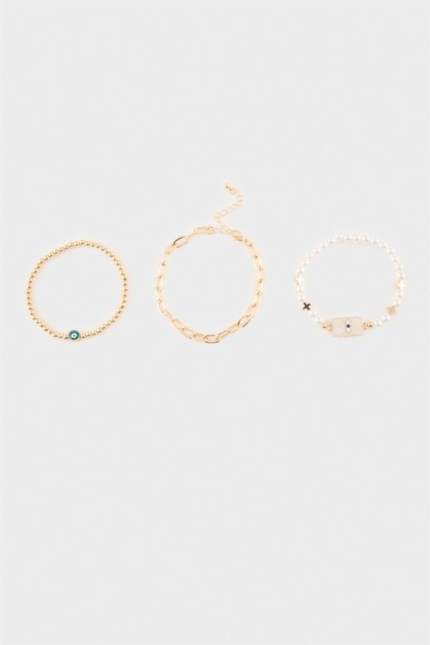 Kadın Altın Kadın 3'lü Bileklik