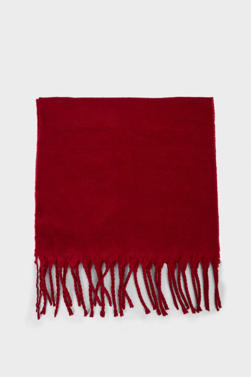 Kadın Kırmızı Kadın Atkı