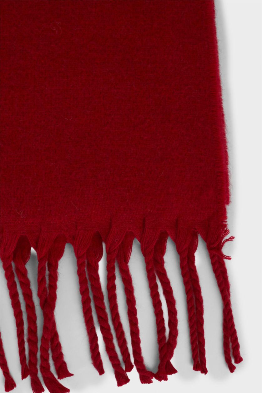 Kadın Kırmızı Kadın Atkı