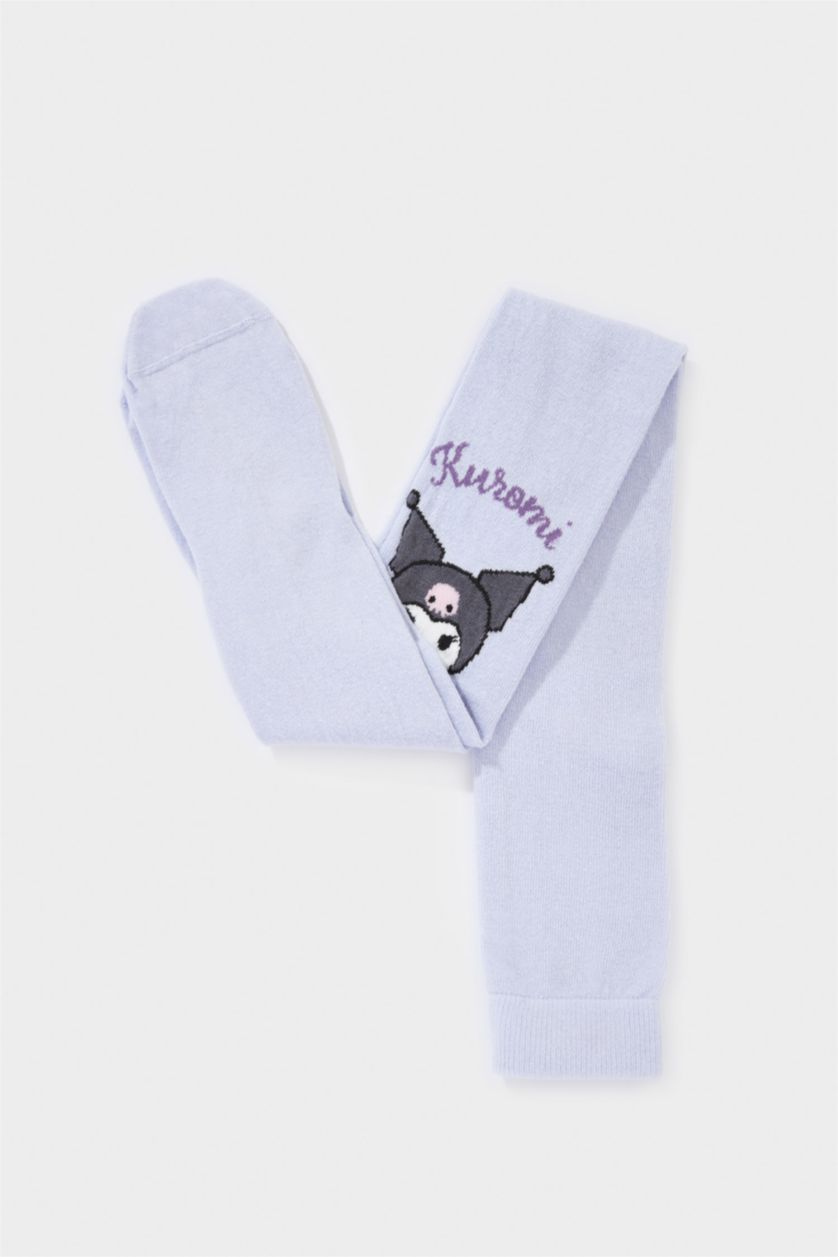 Kız Çocuk - Genç Kız Karma Kuromi Pamuklu Külotlu Çorap Kız Çocuk