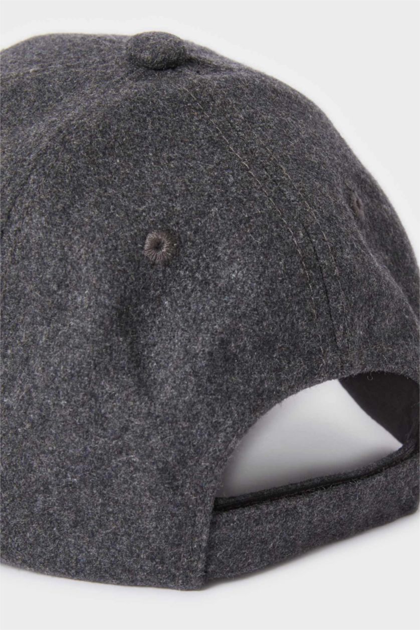Erkek Antasit Melanj Erkek Basıc Düz Kaşe Cap Şapka