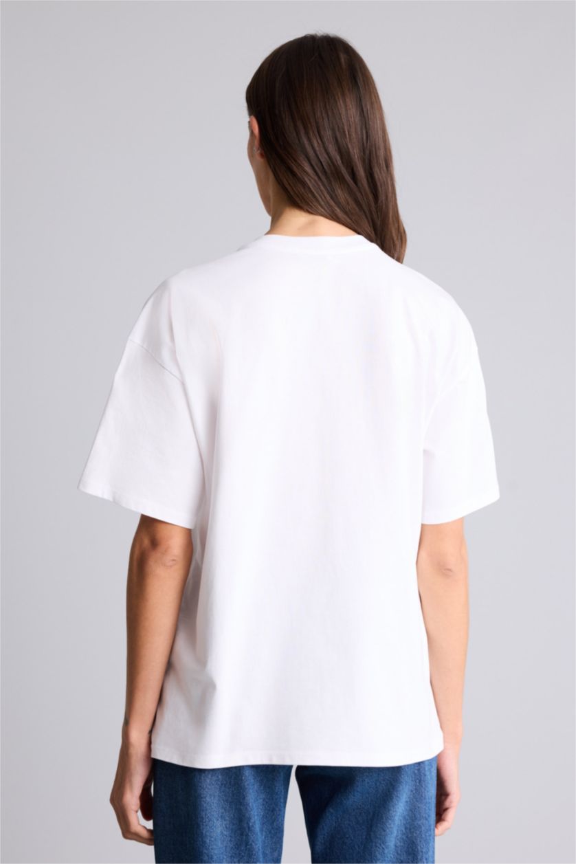 Женщины Белый Woman Short Sleeve T-Shirt