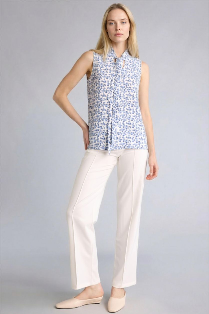 Woman Light Blue Regular Fit