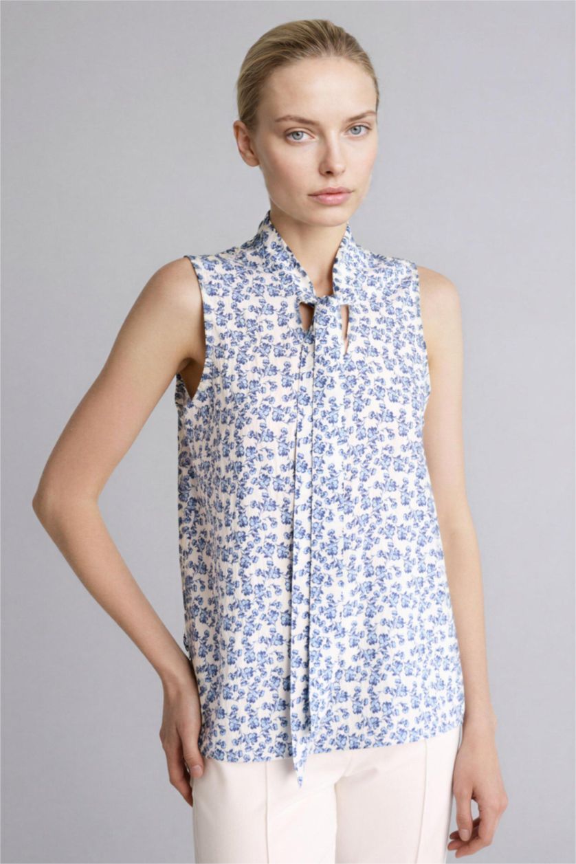 Woman Light Blue Regular Fit