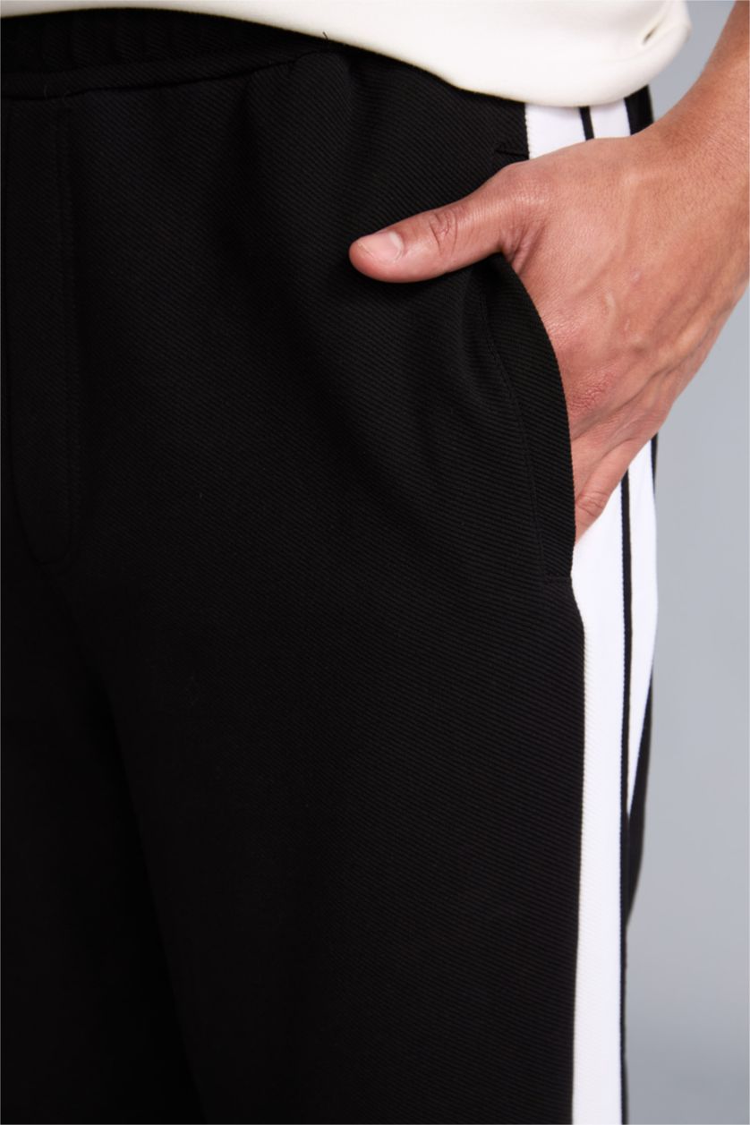 MAN Black Relax Fit Trousers